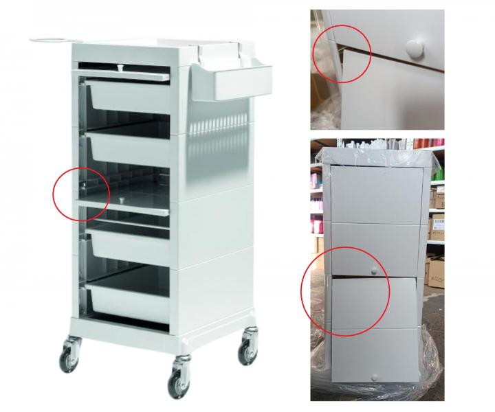 Kade�nick� voz�k s dv��ky Sibel Discrete - kr�mov� - II. jakost, nefunk�n� spodn� dv��ka