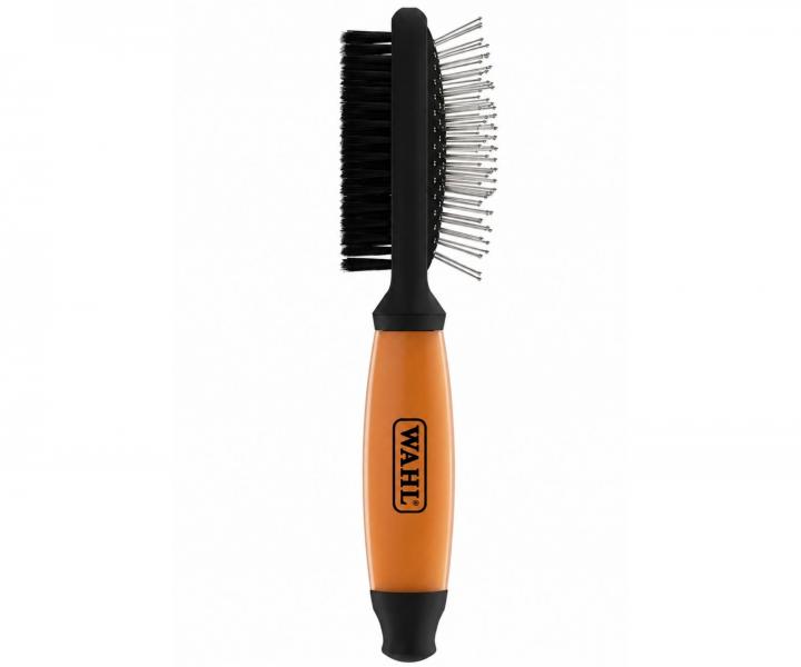 Oboustrann� kart�� pro p��i o zv��ec� srst Wahl Professional Double Sided Brush 58421 - oran�ov�