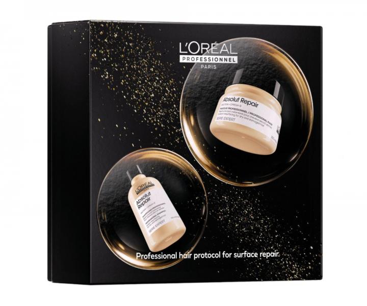D�rkov� sada pro pro such� a po�kozen� vlasy Lor�al Professionnel Serie Expert Absolut Repair Duo