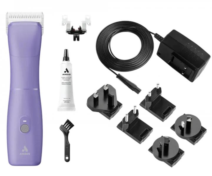 Profesionální strojek na srst Andis eMerge Clipper Purple - fialový