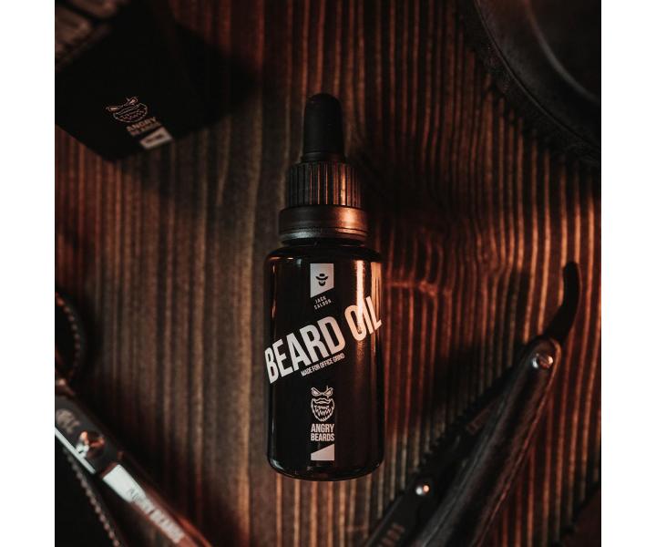 Vyivujc olej na vousy Angry Beards Jack Saloon - 30 ml