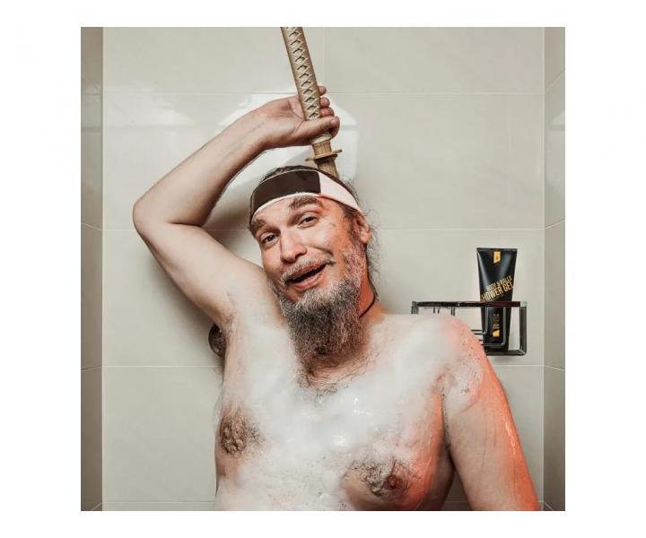 Pánský sprchový gel Angry Beards Body & Balls Shower Gel Sick Sensei - 230 ml