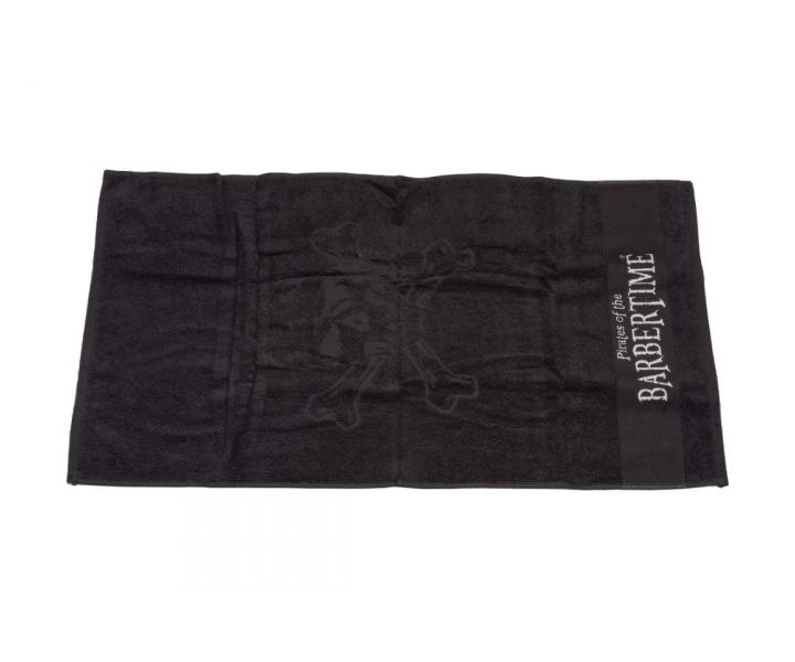 Bavlněný ručník Pirates of the Barbertime Towel With Barbertime Logo 50 x 90 cm - černý