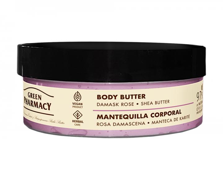 Tělové máslo s damašskou růží a bambuckým máslem Green Pharmacy Body Butter - 200 ml