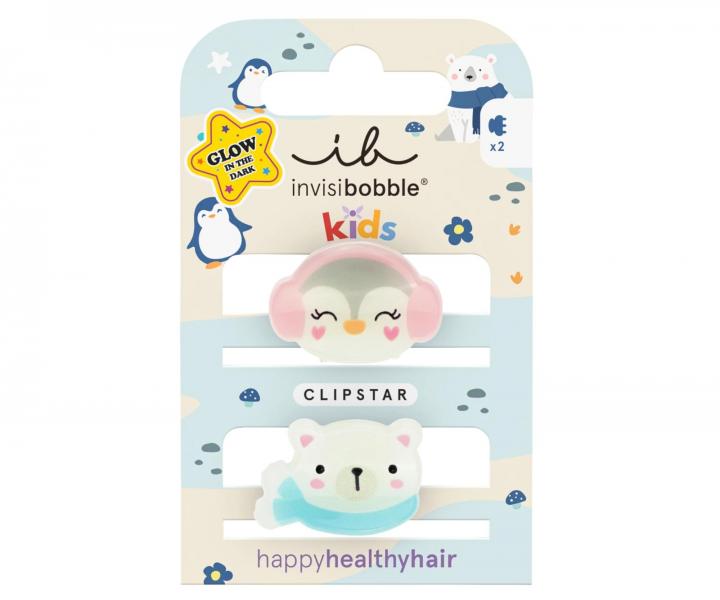 Dětská sada kartáče Tangle Teezer Original Mini a skřipečků do vlasů Invisibobble Cozy Reindeer Set