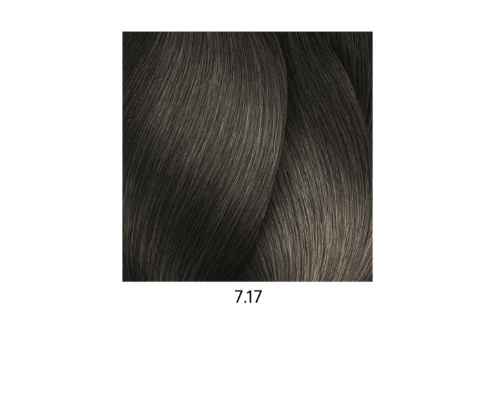 Barva na vlasy Loral Majirel Cool Cover 50 ml - odstn 7.17 matn blond