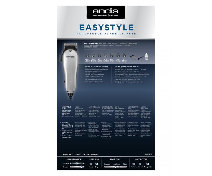 Profesionln strojek na vlasy Andis EasyStyle 63305