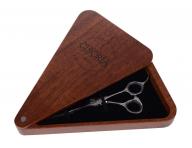 Kadeřnické nůžky Sibel Cisoria Luxury O550 5,5" - stříbrné