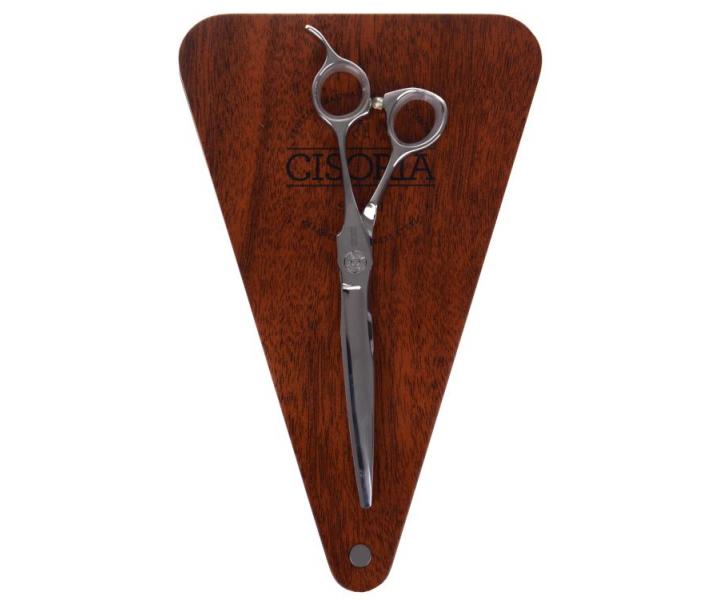 Kadeřnické nůžky Sibel Cisoria Luxury O550 5,5" - stříbrné