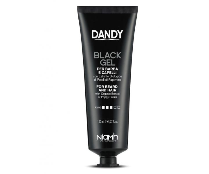 ern gel na vlasy a vousy Dandy Black Gel - 150 ml