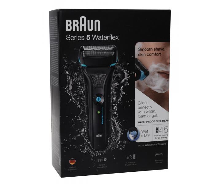 Planžetový holicí strojek Braun Series 5 WaterFlex - černý