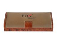 Kadeřnické nůžky Fox Crystal safír - 5 cm