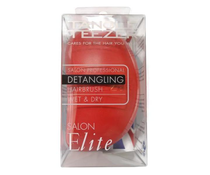 Kartáč na rozčesávání vlasů Tangle Teezer Elite - červený/fialový