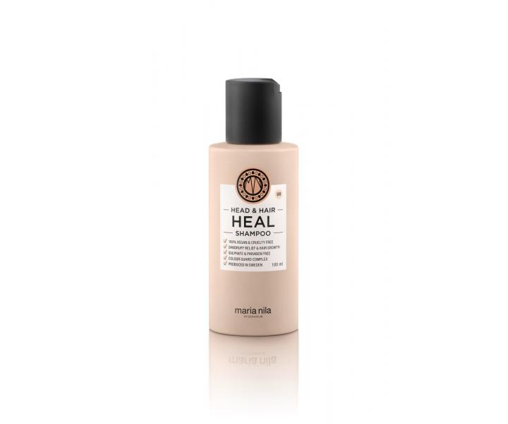 Dárková sada pro zdravou vlasovou pokožku Maria Nila Head & Hair Heal + kosmetická taška zdarma