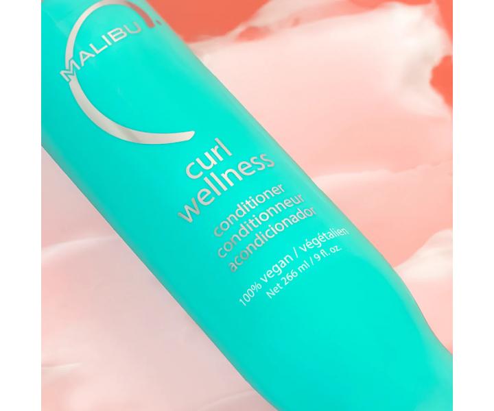 Hydratační kondicionér pro vlnité a kudrnaté vlasy Malibu C Curl Wellness Conditioner - 266 ml