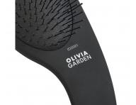 Kartáč na rozčesávání vlasů s nylonovými štětinami Olivia Garden Curve - černý