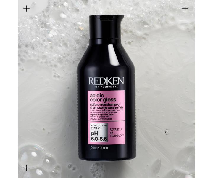Rozjasňující šampon pro barvené vlasy Redken Acidic Color Gloss Gentle Color Shampoo - 300 ml