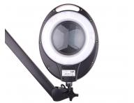 Zv�t�ovac� lupa s LED lampou na stojanu i s uchycen�m na st�l Weelko Mega+ Black - 5 dioptri�