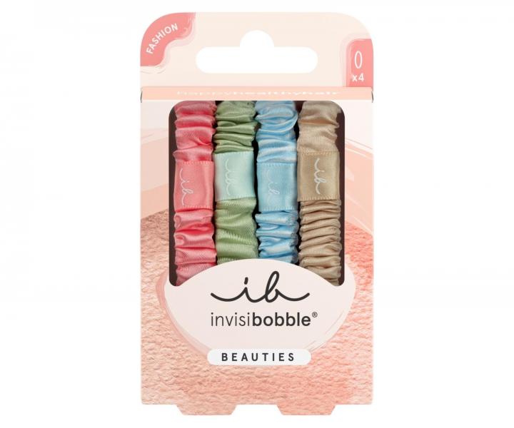 Ozdobn� sat�nov� gumi�ky Invisibobble Beauties Satin Sorbet - 4 ks