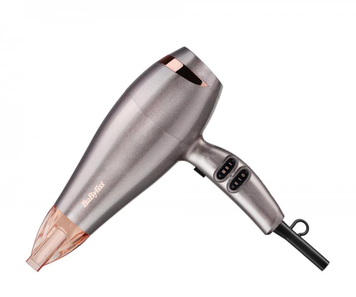 Fén na vlasy BaByliss Elegance 2100 - 2100 W, šedý se třpytkami