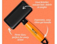 Roz�es�vac� ploch� kart�� na zv��ec� srst Wahl Slicker Brush Large 58424 - oran�ov�