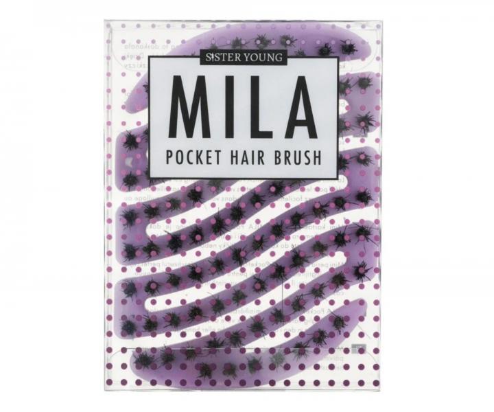 Kart�� na vlasy Sister Young Mila Pocket Hair Brush