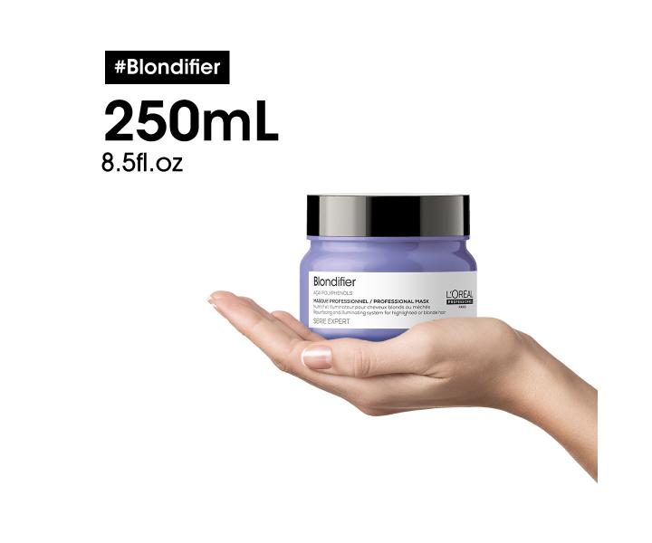 Rozjasňující maska pro všechny blond vlasy Loréal Professionnel Serie Expert Blondifier - 250 ml