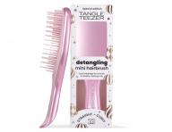 Cestovn� kart�� na roz�es�v�n� vlas� Tangle Teezer Ultimate Detangler Mini Chrome Pink Satin - metalick� sv�tle r��ov�