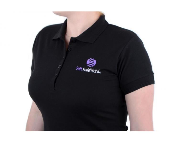 Poloko�ile s kr�tk�m ruk�vem, s l�me�kem  - d�msk�, �ern� XL