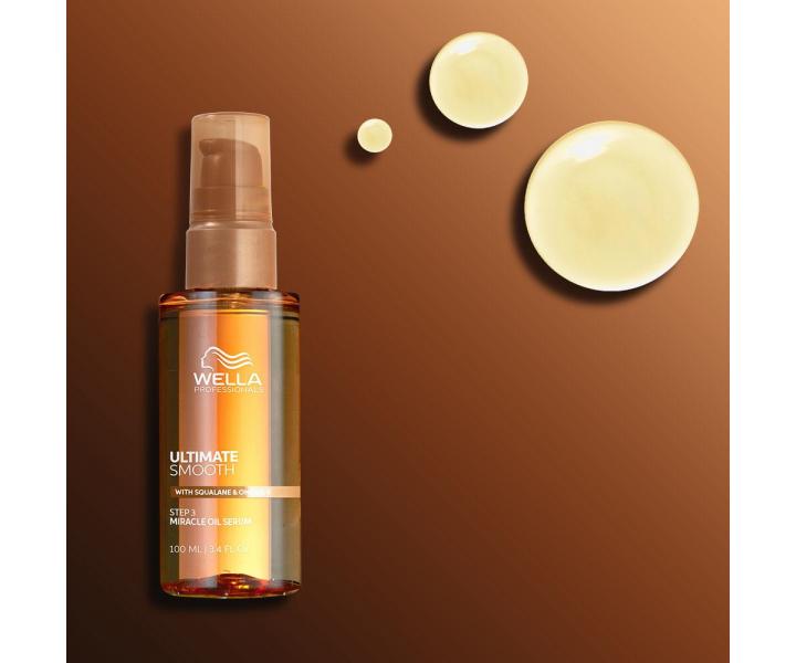 Řada pro výživu suchých a krepatých vlasů Wella Professionals Ultimate Smooth