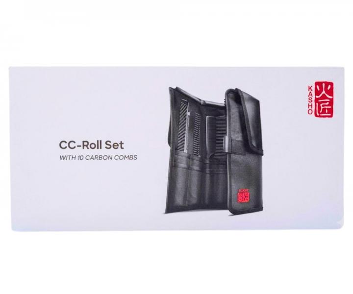 Kompletn� sada profesion�ln�ch karbonov�ch h�eben� s pouzdrem Kasho CC-Roll Set - �ern�