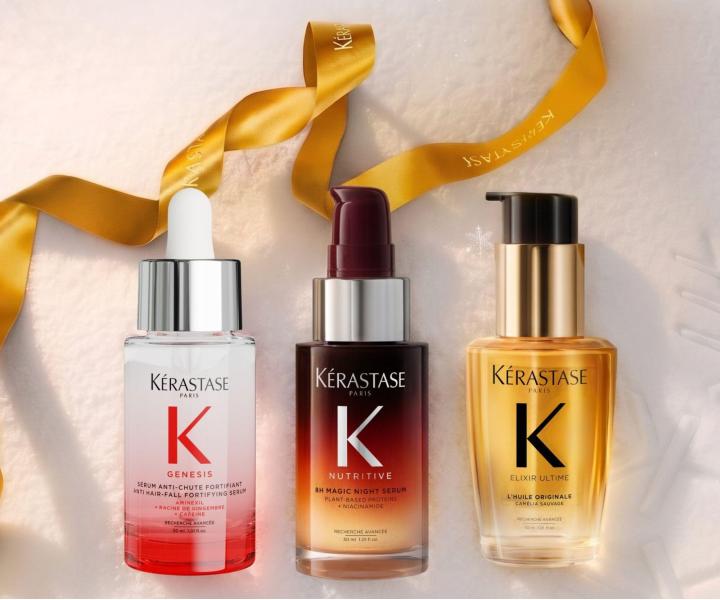 D�rkov� sada pro intenzivn� lesk, s�lu a hydrataci vlas� K�rastase Mini Iconics Trio Set
