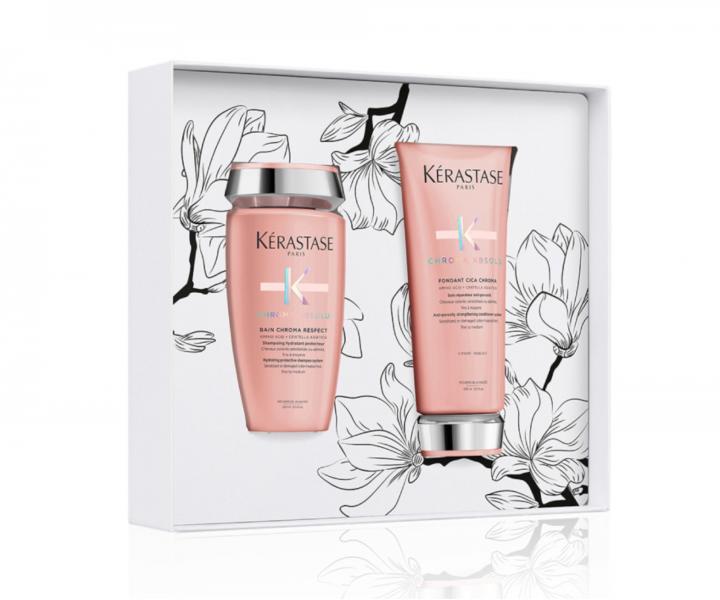 Dárková sada pro hydrataci a posílení barvených vlasů Kérastase Chroma Absolu Spring Box