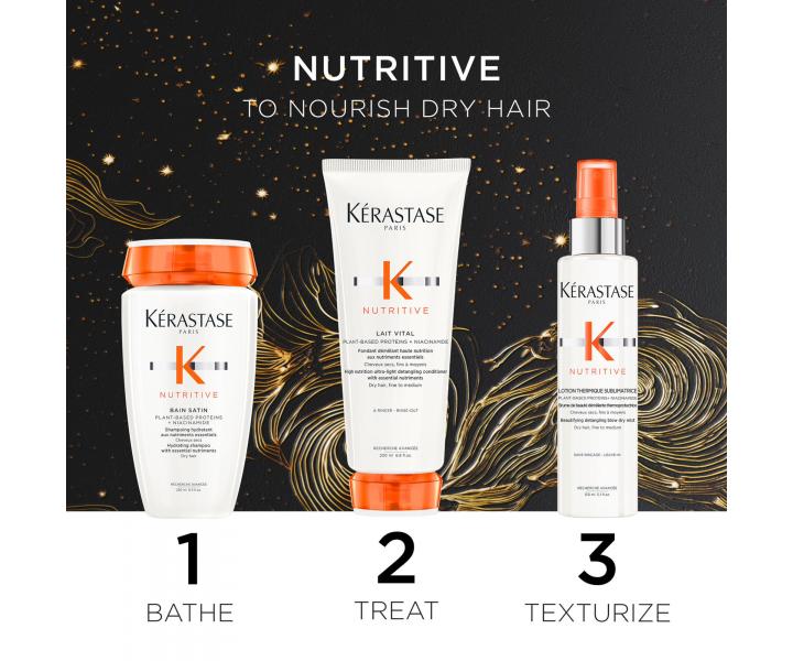 Drkov sada pro hydrataci suchch vlas Krastase Nutritive
