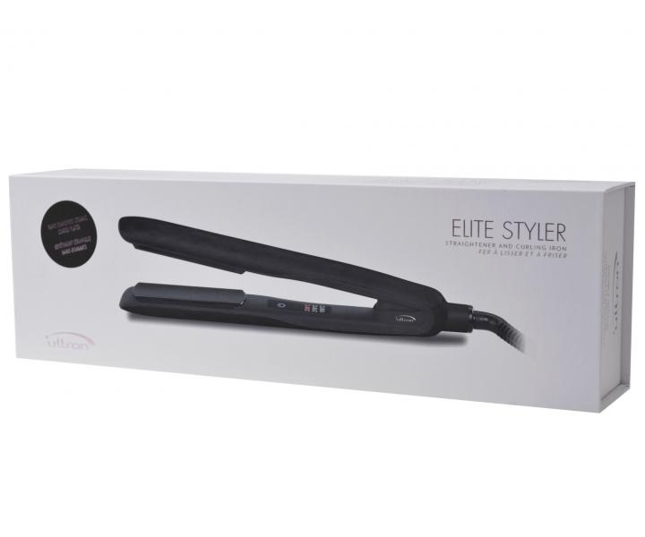 Žehlička na vlasy Ultron Elite Styler Terracotta Collection - černá