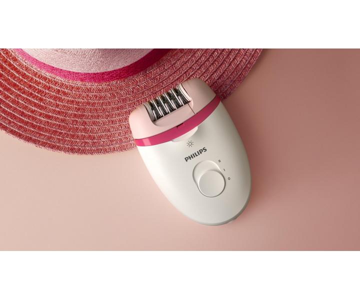 Dámský epilátor Philips Satinelle 4000 BRE255/00 - bílý, růžový