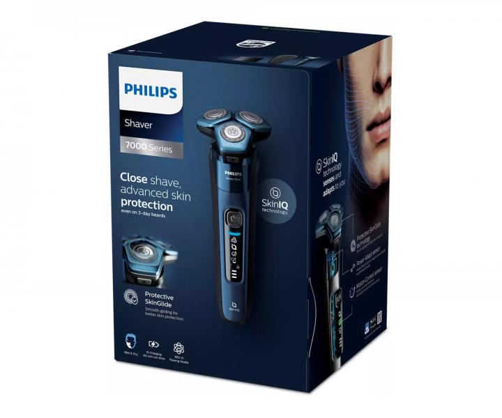 Holic strojek na vousy Philips Shaver 7000 Series  S7782/50 - modr
