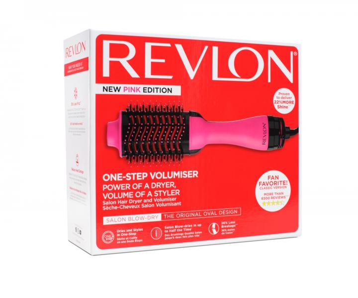 Oválný horkovzdušný kartáč na vlasy Revlon Pink RVDR5222PE