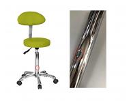 Taburet na kole�k�ch s op�rkou Weelko FAST + - zelen� - II.jakost, prom��kl�, bez origin�ln�ho obalu
