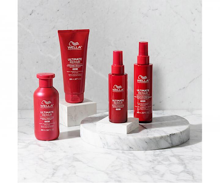 Posilující šampon pro poškozené vlasy Wella Professionals Ultimate Repair - 1000 ml, náhradní náplň
