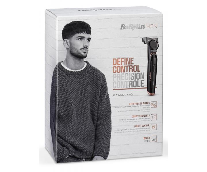 Zastřihovač vousů BaByliss T885E - černý