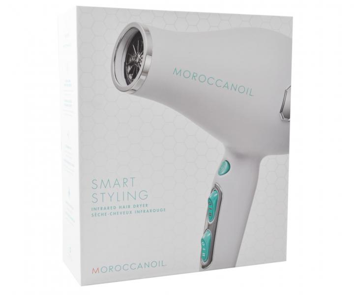 Profesionální fén na vlasy Moroccanoil Smart Styling - 1300 W - bílý