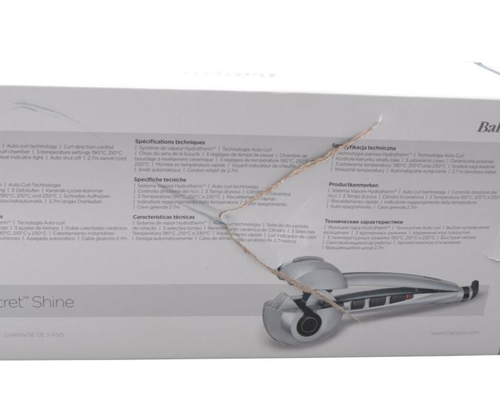 Automatick� kulma na vlasy s p�rou BaByliss Shiny Curls C1800E - po�kozen� kartonov� obal