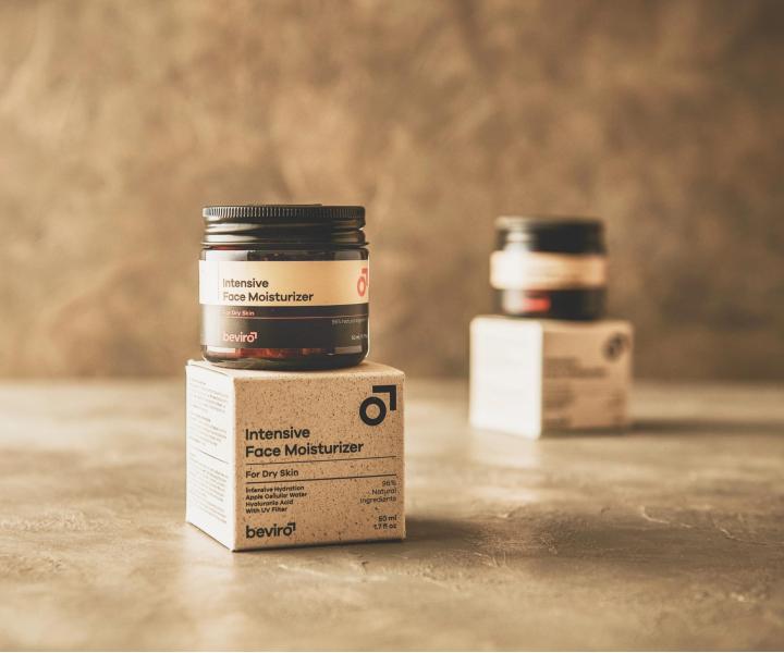 Intenzivní hydratační krém pro suchou pleť pro muže Beviro Intensive Face Moisturizer - 50 ml