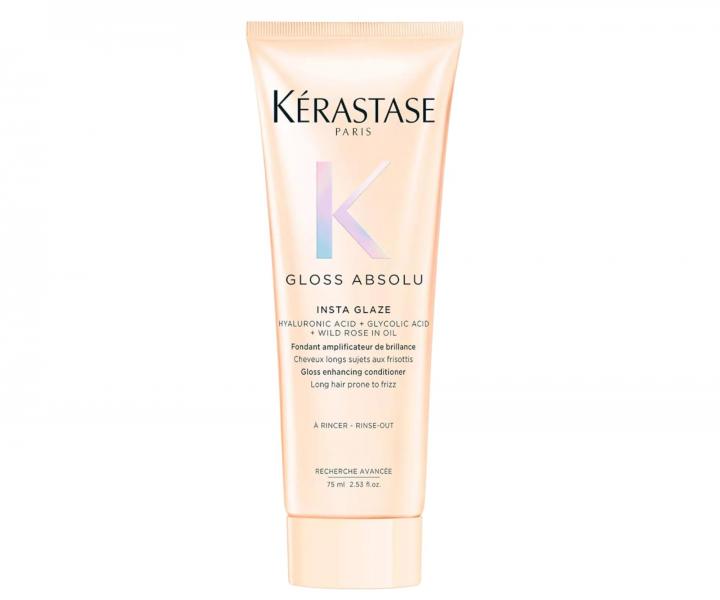 D�rkov� sada s olejem pro hydrataci a lesk vlas� se sklonem ke krepat�n� K�rastase Gloss Absolu Set