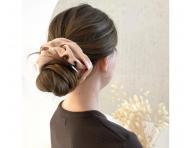 Ozdobn� sat�nov� gumi�ka do vlas� Sister Young Scrunchie Lilu Champagne - �ampa�
