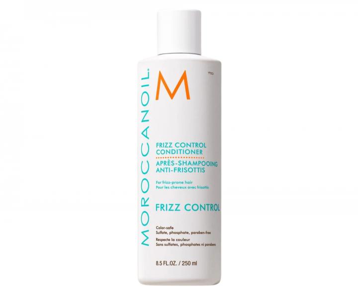 Dárková sada pro uhlazení krepatých vlasů Moroccanoil Frizz Control + taštička zdarma