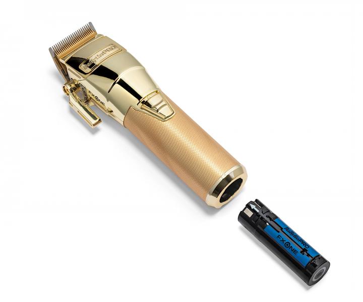 Profesionální strojek na vlasy Babyliss Pro FXONE All Metal - zlatý