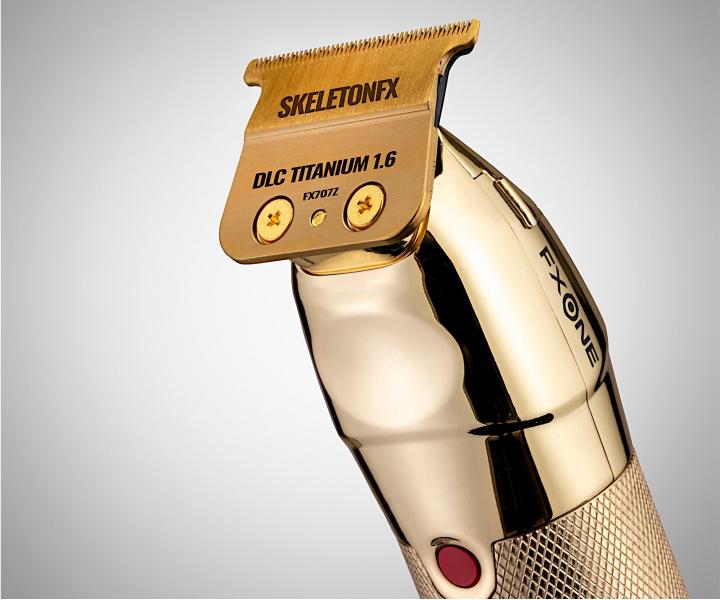 Profesionální konturovací strojek BaByliss Pro FXONE All Metal Skeleton FX799GE - zlatý
