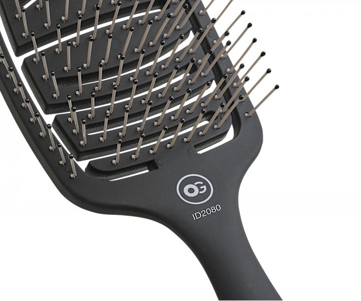 Kartáč pro husté vlasy Olivia Garden Care Flex Thick Hair - černý